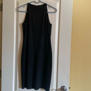 Theory black mini dress